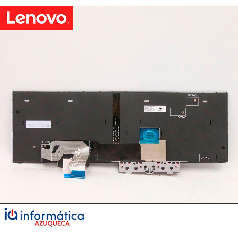 Lenovo ThinkPad L15/P15/T15 G1 Teclado Español Retroiluminado Negro – Repuesto Original 5N20Z74868