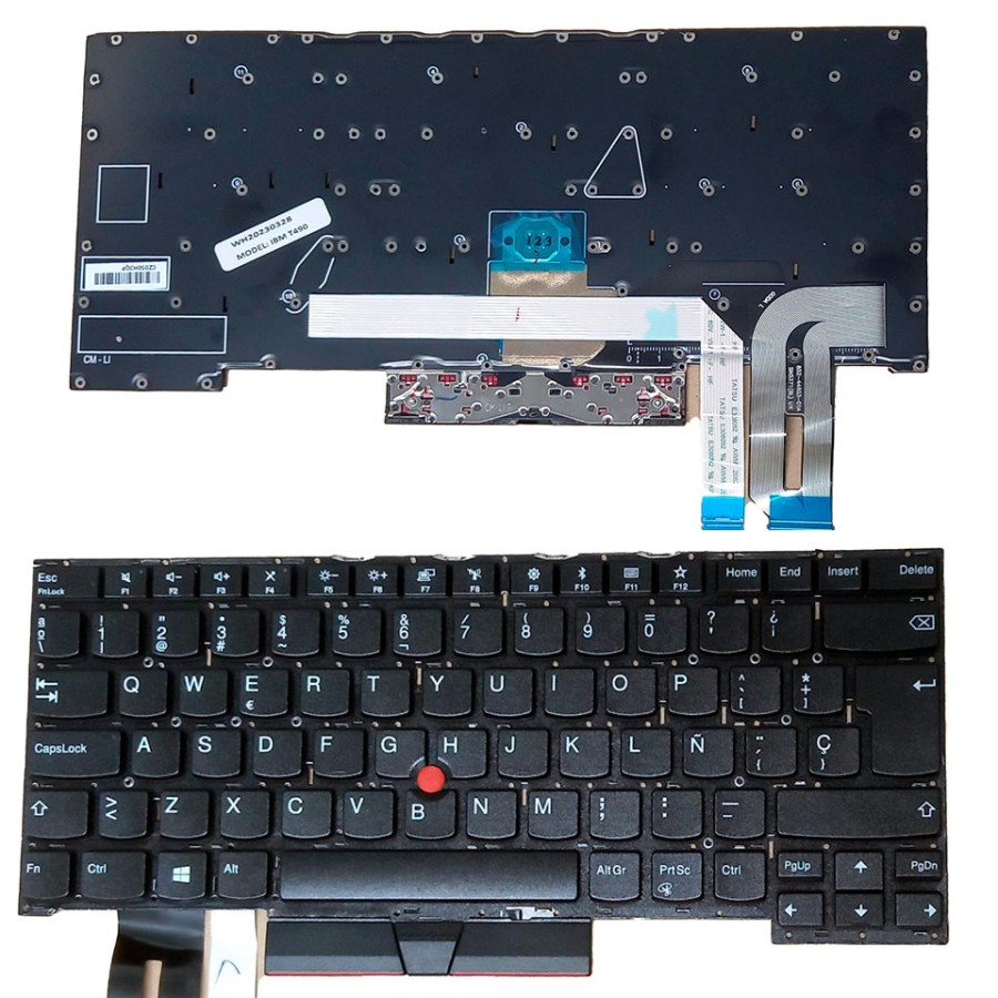 Teclado Español LENOVO Thinkpad T490S (20NX, 20NY) T495S (20QJ, 20QK) SIN MARCO